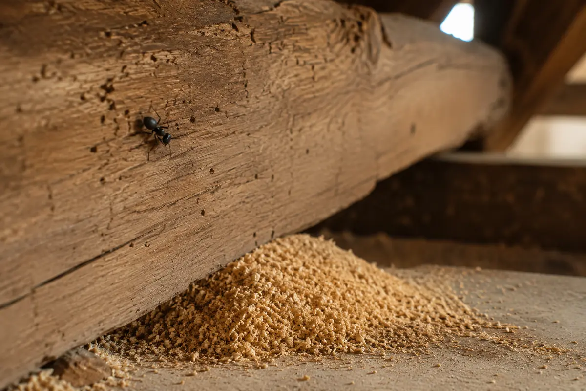 Fourmis charpentières ou termites ? Comment distinguer les deux et pourquoi la confusion coûte cher