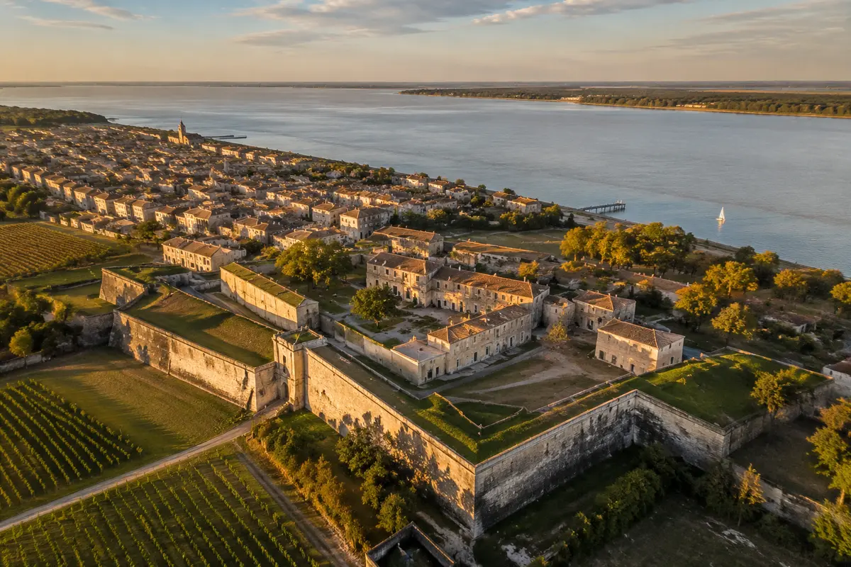 Traitement des termites à Blaye (33390) : citadelle Vauban, estuaire et vignoble Côtes de Bordeaux