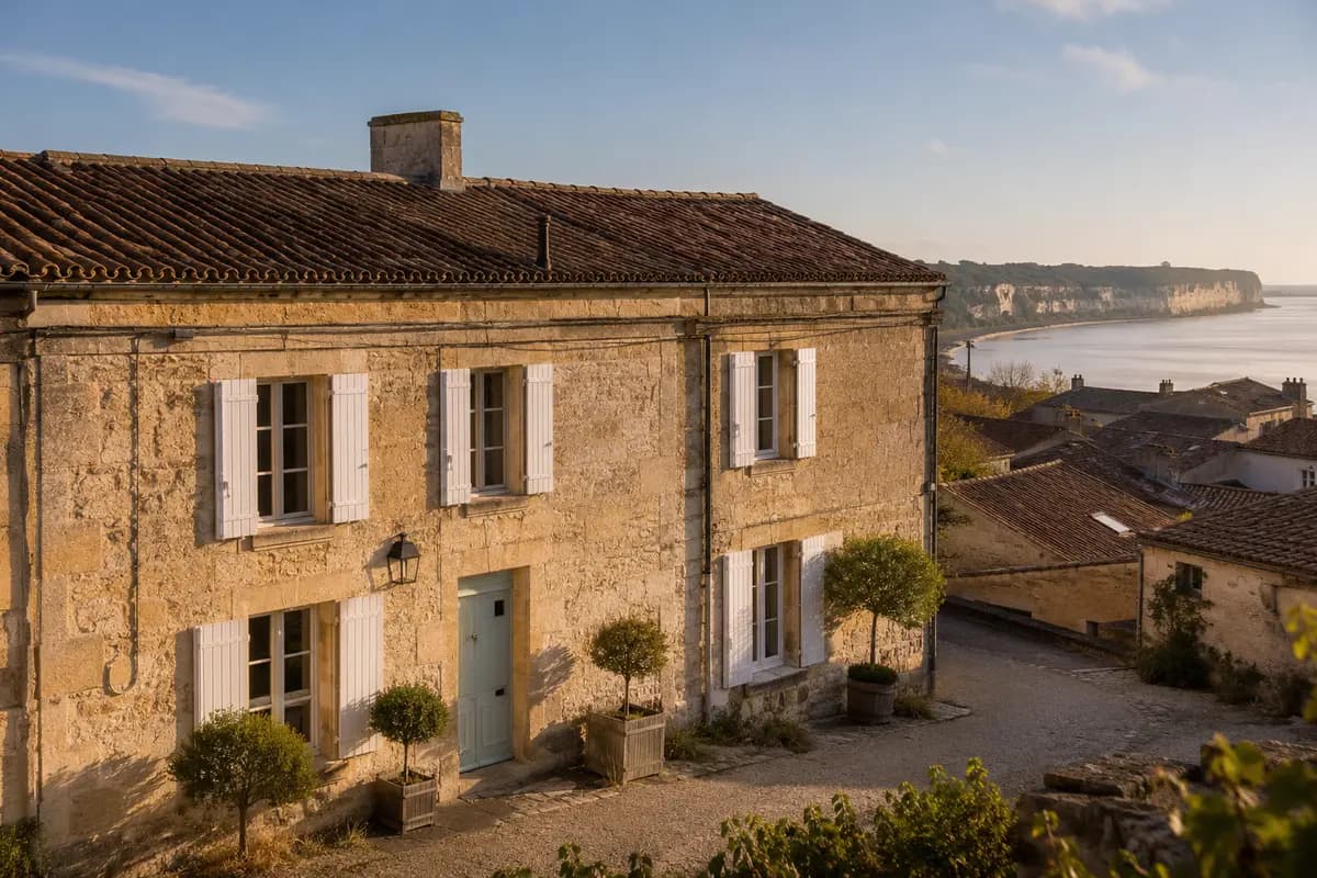 Traitement des termites à Bourg-sur-Gironde (33710) : citadelle médiévale, calcaire lacustre et vignoble Côtes de Bourg