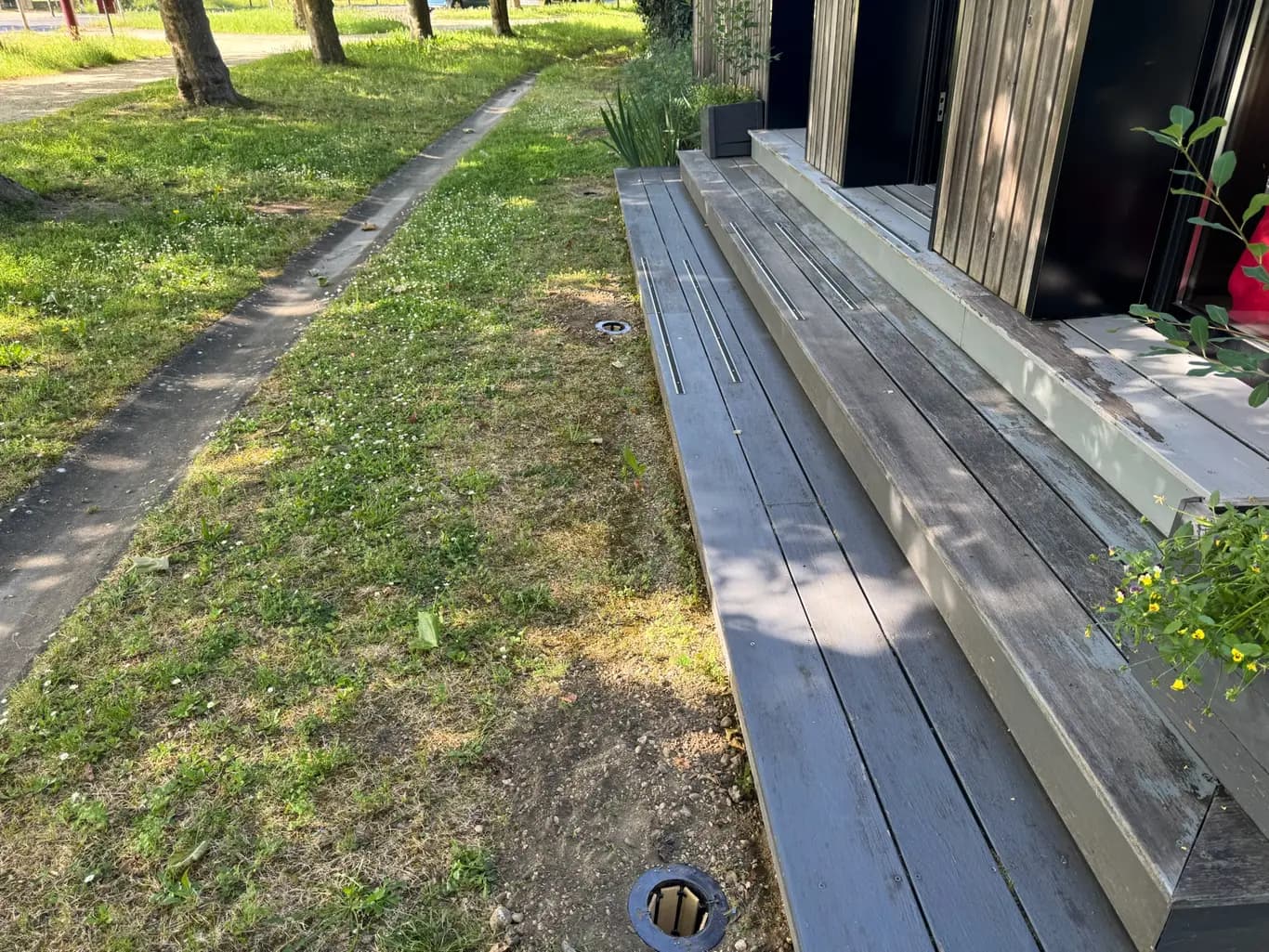 Protection d'une terrasse en bois contre les termites à Créon